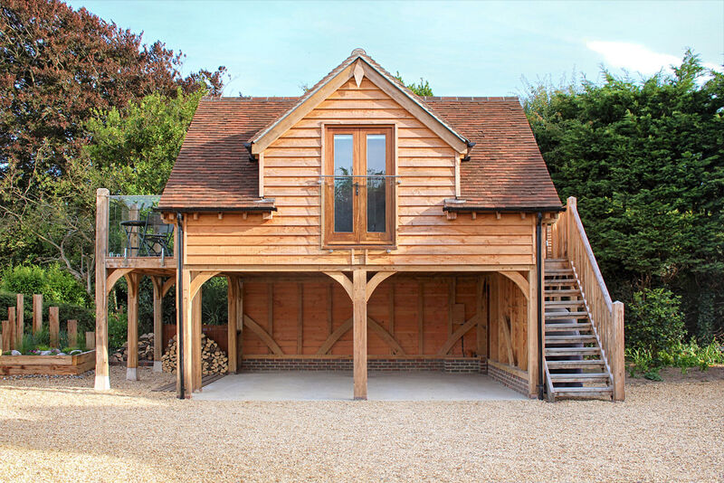 2 Bay Carport With Room Above