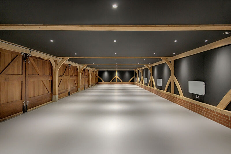 Oak framed garage complexes